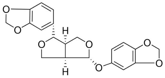 图片 芝麻林素，Sesamolin；≥97%, from Sesamum indicum (sesame)