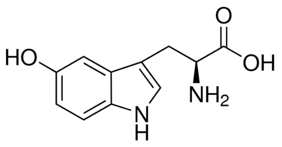 图片 5-羟基-L-色氨酸，5-Hydroxy-L-tryptophan [L-5-HTP]；98% (calc. on dried substance)
