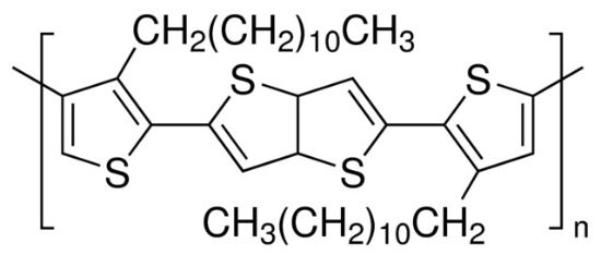 图片 聚[2,5-双(3-十二烷基噻吩-2-基)噻吩并[3,2-b]噻吩]，PBTTT-C12；powder