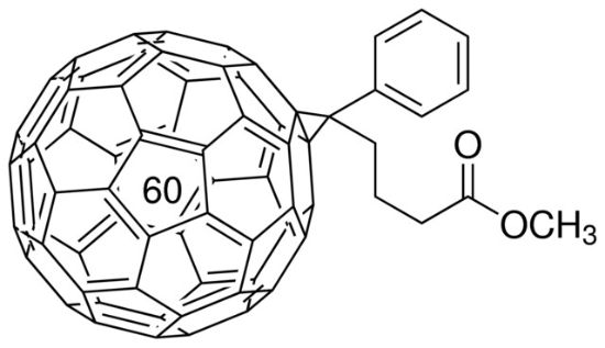 图片 [6,6]-苯基C61丁酸甲酯，[6,6]-Phenyl C61 butyric acid methyl ester ([60]PCBM)；>99%
