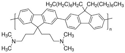 图片 聚 [(9,9-双(3′-(N,N-二甲基氨基)丙基)-2,7-芴)-alt-2,7-(9,9-二辛基芴)]，PFN-DOF；Mw >10,000