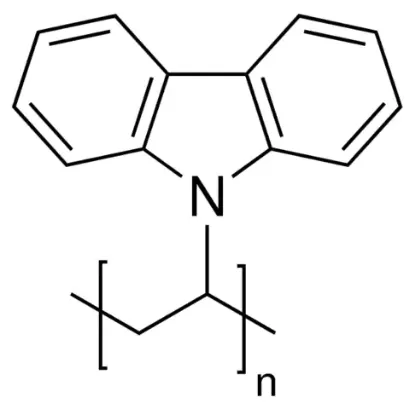 图片 聚(9-乙烯基咔唑)，Poly(9-vinylcarbazole) [PVK]；average Mn 25,000-50,000