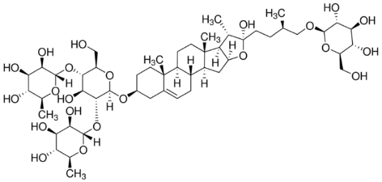 图片 原薯蓣皂苷，Protodioscin；phyproof® Reference Substance, ≥90.0% (HPLC)