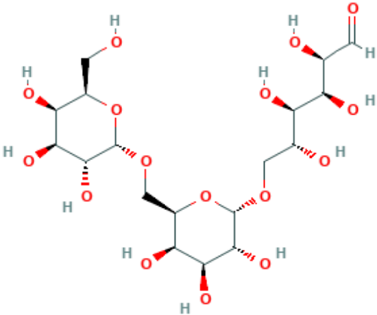 图片 甘露三糖，Manninotriose