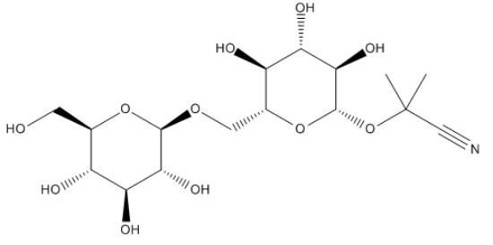 图片 龙胆二糖丙酮氰醇，Linustatin