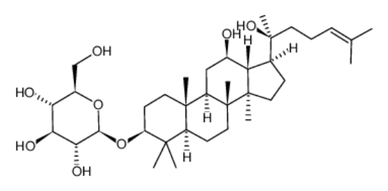 图片 (R)-人参皂苷Rh2，20(R)-Ginsenoside Rh2
