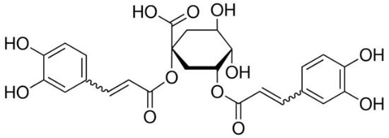 图片 1,5-二咖啡酰奎宁酸 [洋蓟素]，Cynarin [1,5-DQA]；analytical standard, ≥98.0% (HPLC)