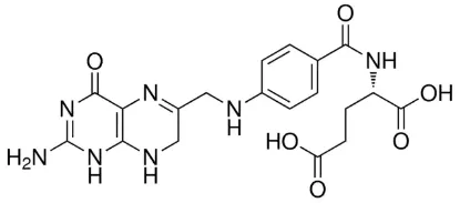 图片 二氢叶酸，Dihydrofolic acid [FAH2]；≥90%