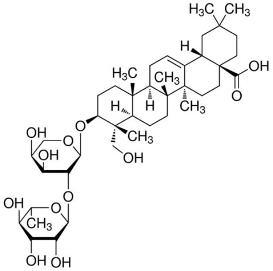 图片 α-常春藤皂苷 [α-常春藤素]，α-Hederin；phyproof® Reference Substance, ≥95.0% (HPLC)