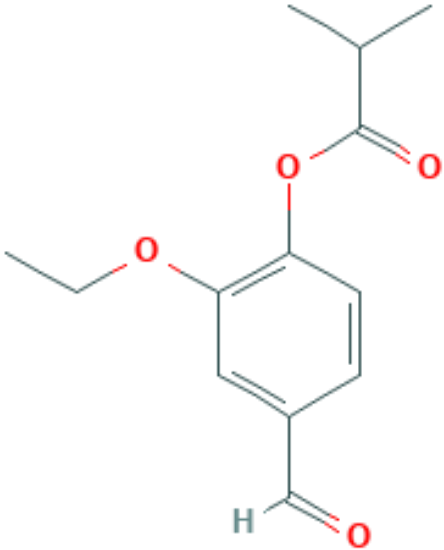 图片 异丁酸乙基香兰素酯，2-Ethoxy-4-formylphenyl 2-Methylpropanoate