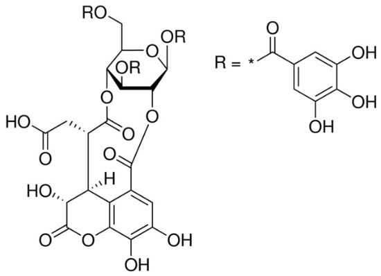 图片 诃子林鞣酸，Chebulinic acid；phyproof® Reference Substance, ≥80.0% (HPLC)