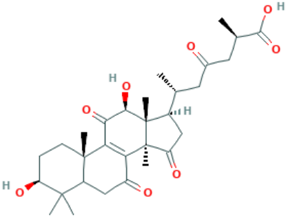 图片 灵芝酸C6，Ganoderic acid C6