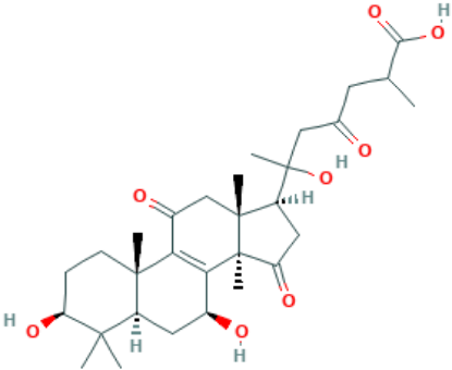 图片 灵芝酸I，Ganoderic Acid I