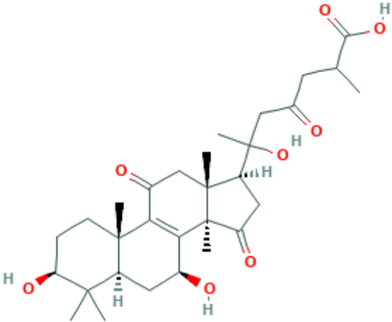 图片 灵芝酸I，Ganoderic Acid I