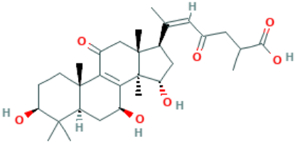 图片 灵芝烯酸C，Ganoderenic acid C；≥98%(HPLC)