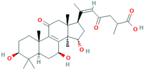 图片 灵芝烯酸C，Ganoderenic acid C；≥98%(HPLC)
