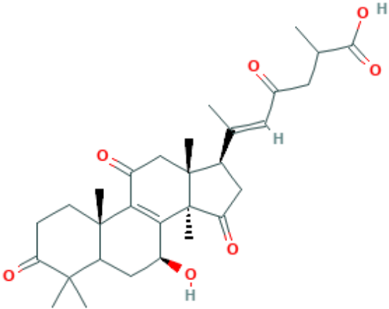 图片 灵芝烯酸D，Ganoderenic acid D；≥98%(HPLC)