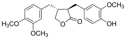 图片 (-)-牛蒡子苷元，(−)-Arctigenin；≥95% (LC/MS-ELSD)