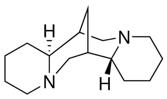 图片 (-)-鹰爪豆碱，(−)-Sparteine；analytical standard, ≥98.0% (GC)