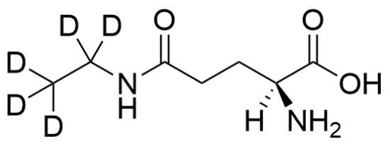 图片 茶氨酸-d5 (N-乙基-d5)，L-Theanine-d5 (N-ethyl-d5)