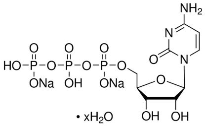 图片 5-′三磷酸胞苷二钠盐水合物，Cytidine 5′-triphosphate disodium salt hydrate [5-CTP-Na2]；≥90.0% (HPLC)
