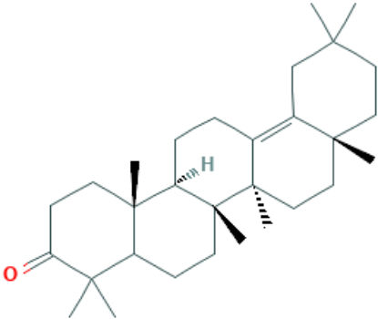 图片 13(18)-齐墩果-3-酮，13(18)-Oleanen-3-one