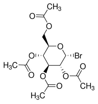 图片 乙酰溴-α-D-葡萄糖，Acetobromo-α-D-glucose；≥95% (TLC)