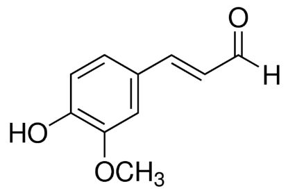 图片 4-羟基-3-甲氧基肉桂醛，4-Hydroxy-3-methoxycinnamaldehyde；98%