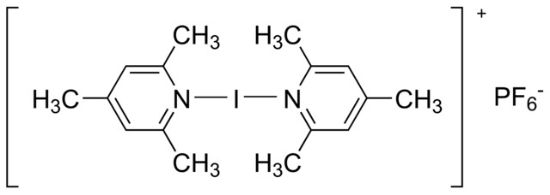 图片 双(2,4,6-三甲基吡啶)碘(I)六氟磷酸盐，Bis(2,4,6-trimethylpyridine)iodine(I) hexafluorophosphate；97%