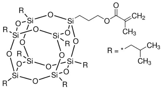 图片 PSS-(1-丙基异丁烯酸)-七异丁基取代，PSS-(1-Propylmethacrylate)-Heptaisobutyl substituted