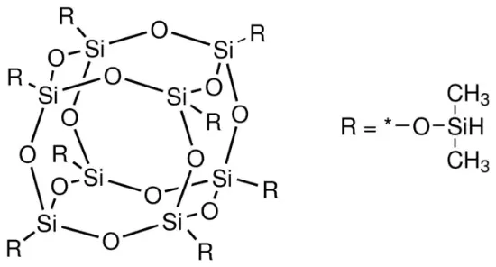 图片 二甲基硅烷基笼形聚倍半硅氧烷，PSS-Octakis(dimethylsilyloxy) substituted