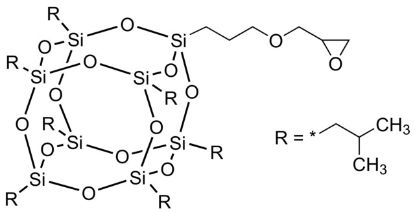 图片 PSS-(3-缩水甘油基)丙氧基-取代七异丁基，PSS-(3-Glycidyl)propoxy-Heptaisobutyl substituted