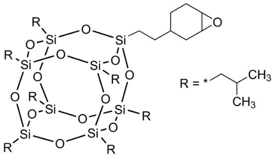 图片 PSS-[2-(3,4-环氧环己基)乙基]-取代七异丁基，PSS-[2-(3,4-Epoxycyclohexyl)ethyl]-Heptaisobutyl substituted