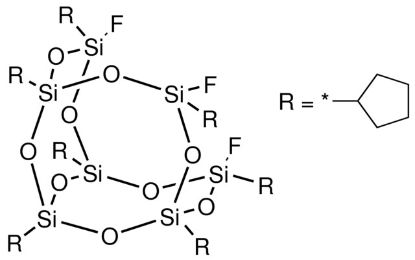 图片 内-3,7,14-三氟-1,3,5,7,9,11,14-七环戊基三环[7.3.3.15,11]七硅氧烷，endo-3,7,14-Trifluoro-1,3,5,7,9,11,14-heptacyclopentyltricyclo[7.3.3.15,11] heptasiloxane