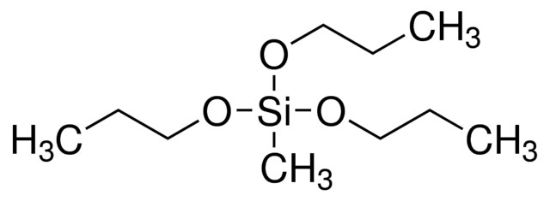 图片 甲基三丙氧基硅烷，Methyl-tripropoxysilane；97%
