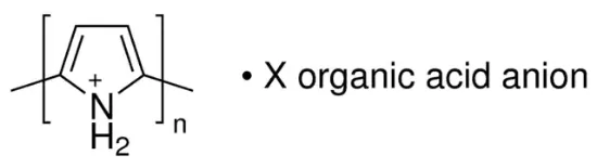 图片 聚吡咯，Polypyrrole [PPy]；doped, conductivity 30 S/cm (bulk), extent of labeling: 20 wt. % loading, composite with carbon black