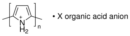 图片 聚吡咯，Polypyrrole [PPy]；doped, 5 wt % dispersion in H2O, conductivity >0.005 S/cm (dried cast film)
