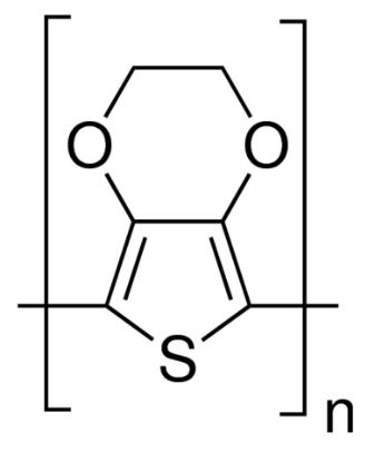 图片 聚乙撑二氧噻吩，Poly(3,4-ethylenedioxythiophene) [PEDOT]；nanoparticles, dispersion, in H2O