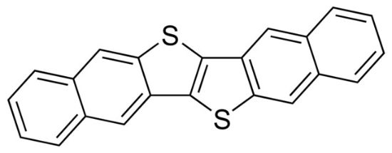 图片 双萘并[2,3-b:2′,3′-f]噻吩并[3,2-b]噻吩，Dinaphtho[2,3-b:2′,3′-f]thieno[3,2-b]thiophene [DNTT]；sublimed grade, 99%