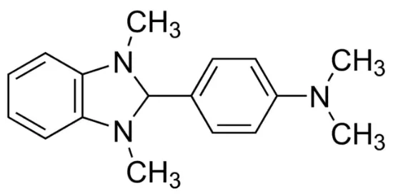 图片 4-(2,3-二氢-1,3-二甲基-1H-苯并咪唑-2-基)-N, N-二甲基苯胺，4-(2,3-Dihydro-1,3-dimethyl-1H-benzimidazol-2-yl)-N,N-dimethylbenzenamine [N-DMBI]；98% (HPLC)