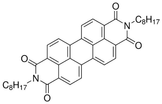 图片 N,N′-二辛基-3,4,9,10-苝二甲酰亚胺，N,N′-Dioctyl-3,4,9,10-perylenedicarboximide [PTCDI-C8]；98%