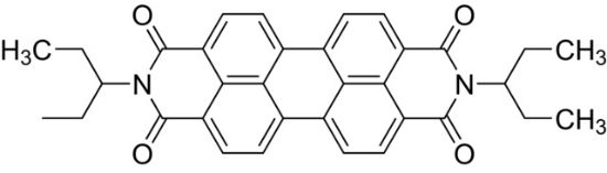 图片 N,N′-双(3-戊基)苝-3,4,9,10-双(二甲酰亚胺)，N,N′-Bis(3-pentyl)perylene-3,4,9,10-bis(dicarboximide) [EP-PDI, PBI]；98% (HPLC)