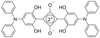 图片 2,4-双[4-(N,N-二苯氨基)-2,6-二羟基苯基]方酸，2,4-Bis[4-(N,N-diphenylamino)-2,6-dihydroxyphenyl]squaraine [DPSQ]；98%