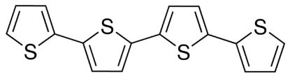 图片 2,2′:5′,2′′:5′′,2′′′-四噻吩，2,2′:5′,2′′:5′′,2′′′-Quaterthiophene [4T]；96%