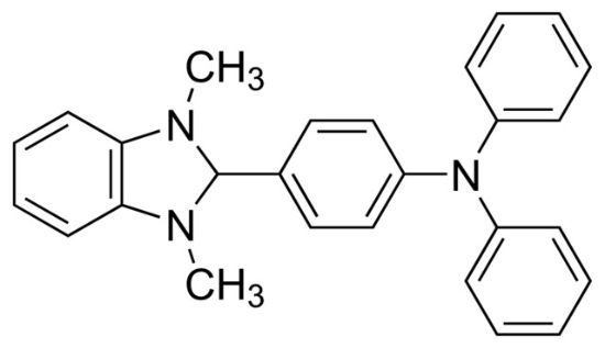 图片 4-(1,3-二甲基-2,3-二氢-1H-苯并咪唑-2-基)-N,N-二苯基苯胺，4-(1,3-Dimethyl-2,3-dihydro-1H-benzoimidazol-2-yl)-N,N-diphenylaniline；98%