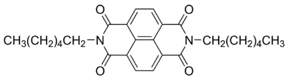 图片 2,7-二己基苯并[lmn][3,8]菲咯啉-1,3,6,8(2H,7H)-四酮，2,7-Dihexylbenzo[lmn][3,8]phenanthroline-1,3,6,8(2H,7H)-tetrone [NDI-C6]；≥97.6%
