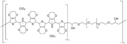 图片 聚(乙撑二氧噻吩)-block-聚(乙二醇)溶液，Poly(3,4-ethylenedioxythiophene)-block-poly(ethylene glycol) solution；1 wt % dispersion in nitromethane, contains perchlorate as dopant