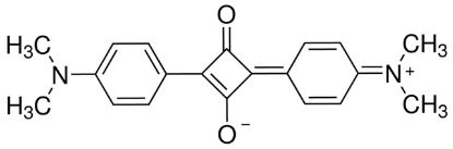 图片 二氢氧化1,3-二[4-(二甲氨基)苯基]-2,4-二羟基环丁烯二鎓二(内盐)，1,3-Bis[4-(dimethylamino)phenyl]-2,4-dihydroxycyclobutenediylium dihydroxide, bis(inner salt)；Dye content 90 %