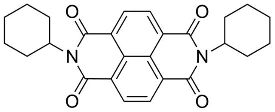 图片 1,3,6,8(2H,7H)-四酮, 2,7-二环己基苯并[lmn][3,8]菲咯啉，1,3,6,8(2H,7H)-Tetraone, 2,7-dicyclohexylbenzo[lmn][3,8]phenanthroline [NDI-cy6]；98%