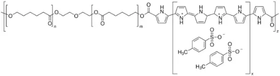 图片 聚吡咯-嵌段-聚己内酯，Polypyrrole-block-poly(caprolactone)；[Biotron PP-NM, PCL-block-PPy]；0.3-0.7 wt. % (dispersion in nitromethane), contains p-toluenesulfonate as dopant